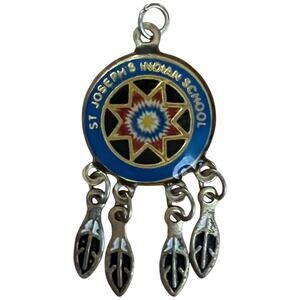 St Josephs Indian School Dreamcatcher Charm Native American Vintage